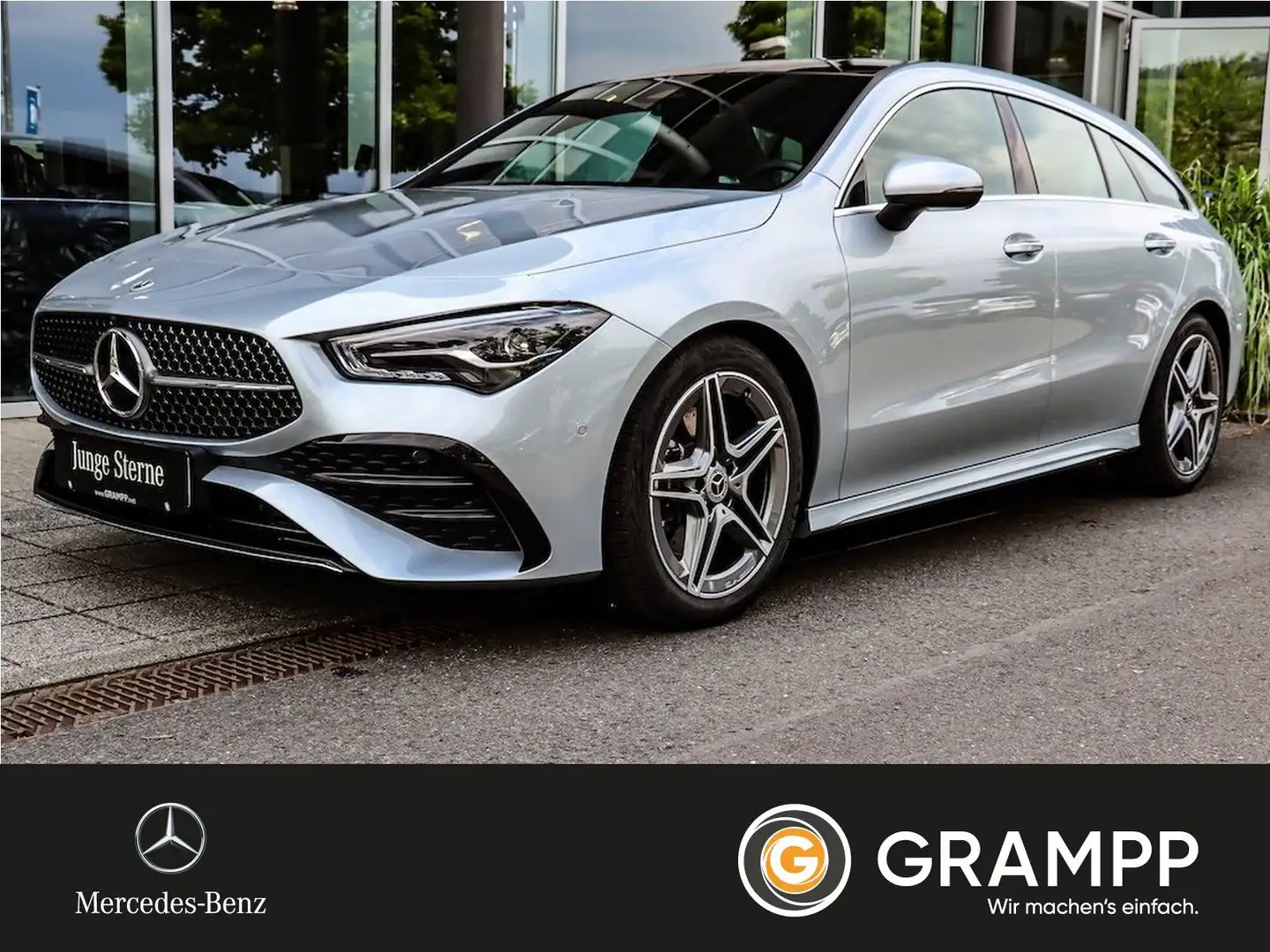 Mercedes-Benz CLA 200 AMG Line Premium/Pano/Kamera Argintiu - 1