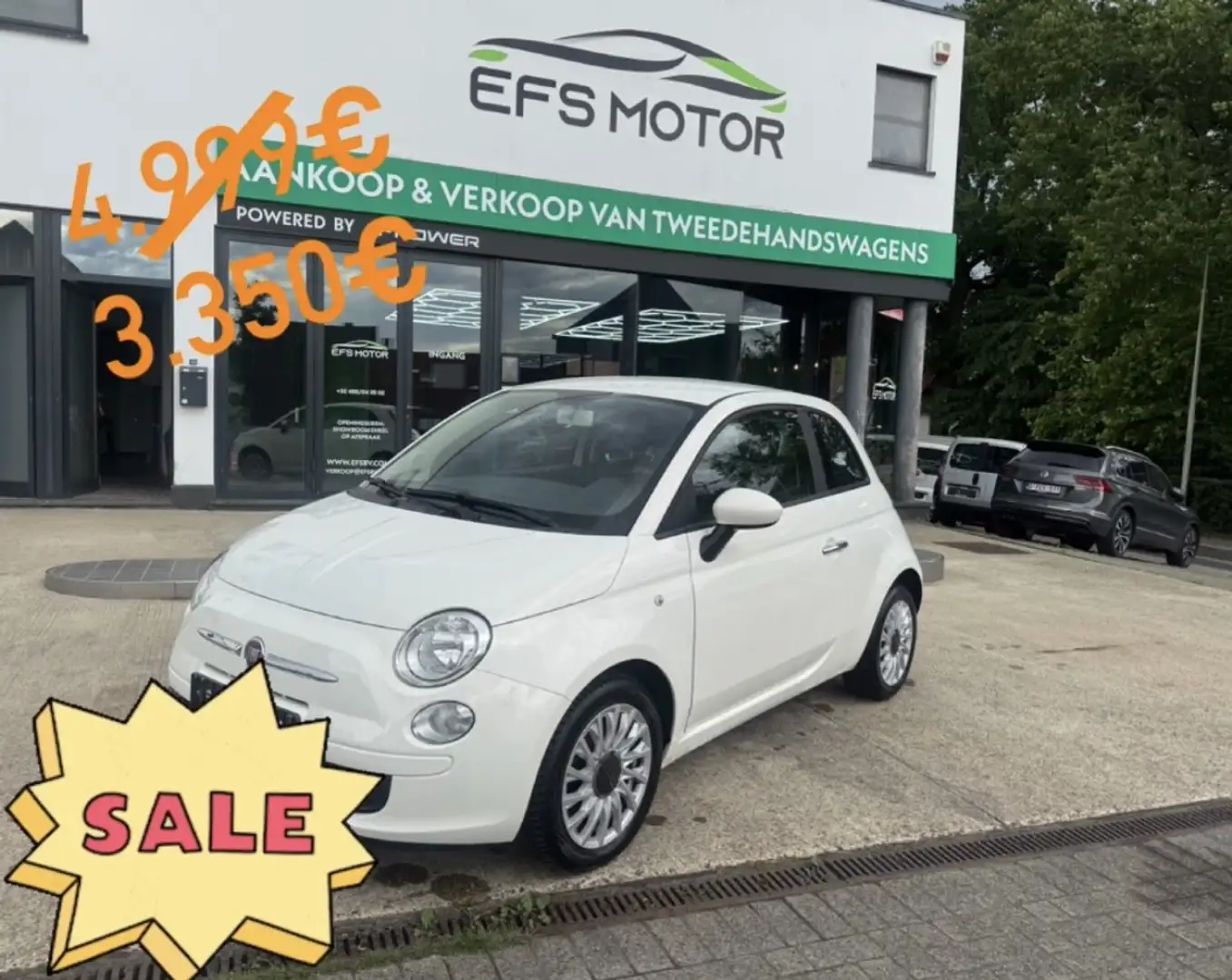 Fiat 500 1,0 TwinAir pop Blanco - 1