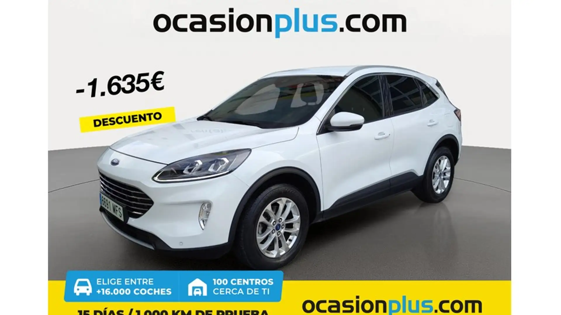 Ford Kuga 1.5 EcoBoost Titanium FWD 150 Blanc - 1