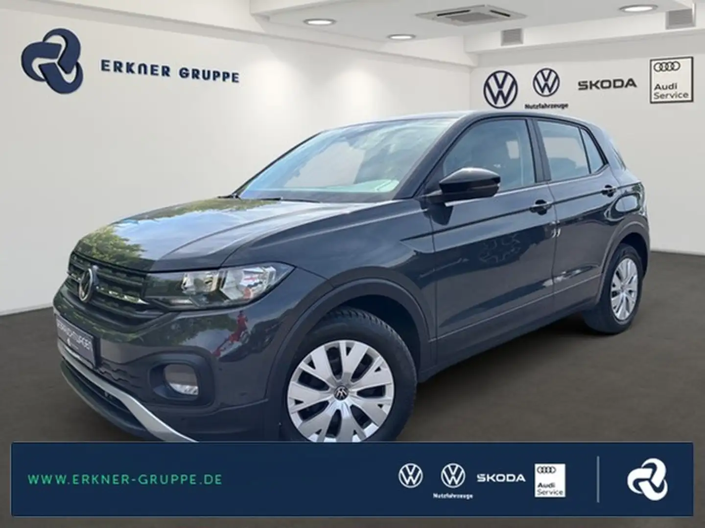 Volkswagen T-Cross 1.0TSI Basis KLIMA+BLUETOOTH+LANE-ASSIST+++ Grey - 1