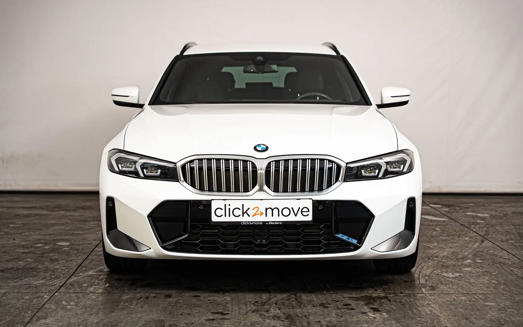 BMW 320 Touring 320iA M Sport Blanc - 2