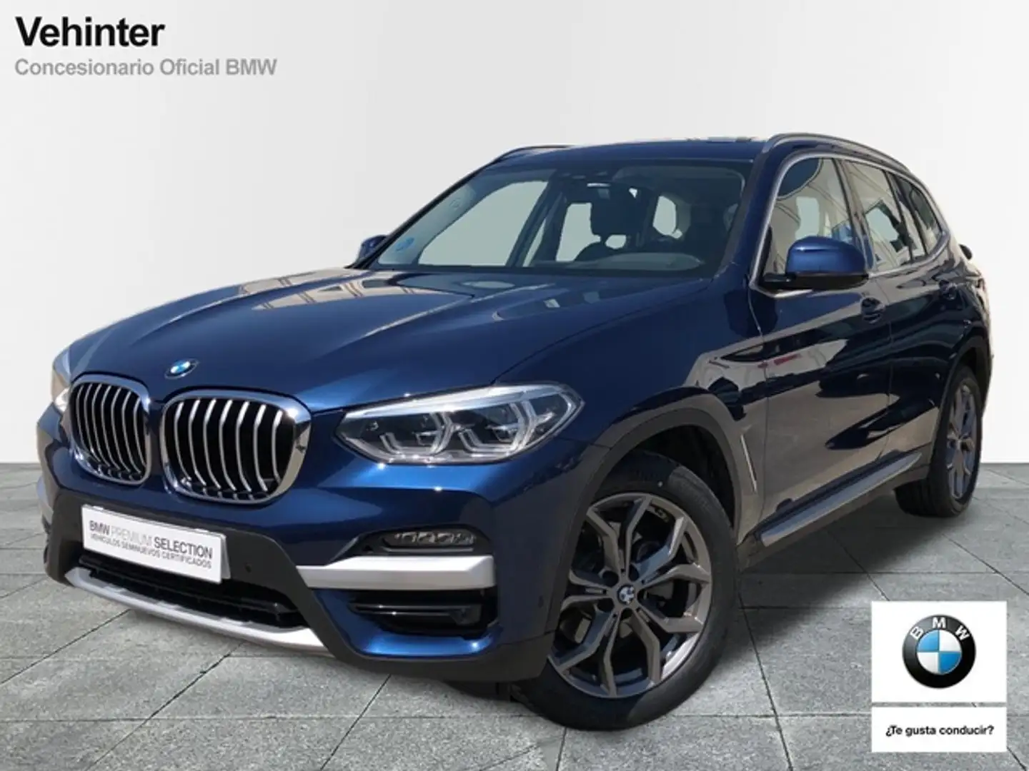 BMW X3 xDrive 20dA Bleu - 1