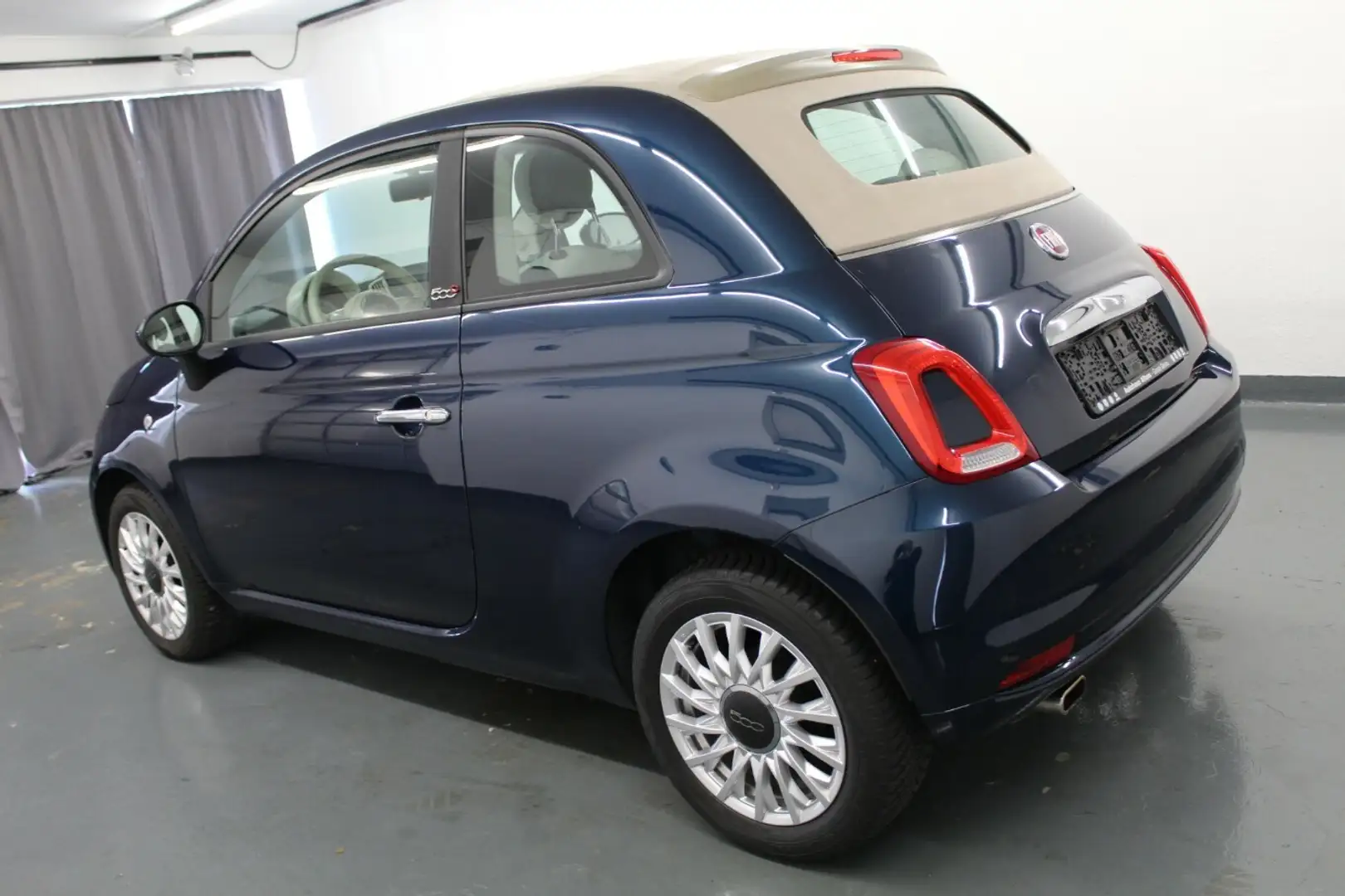 Fiat 500C 1.2 Lounge Klimaautomatik+Allwetter+PDC! Blau - 1