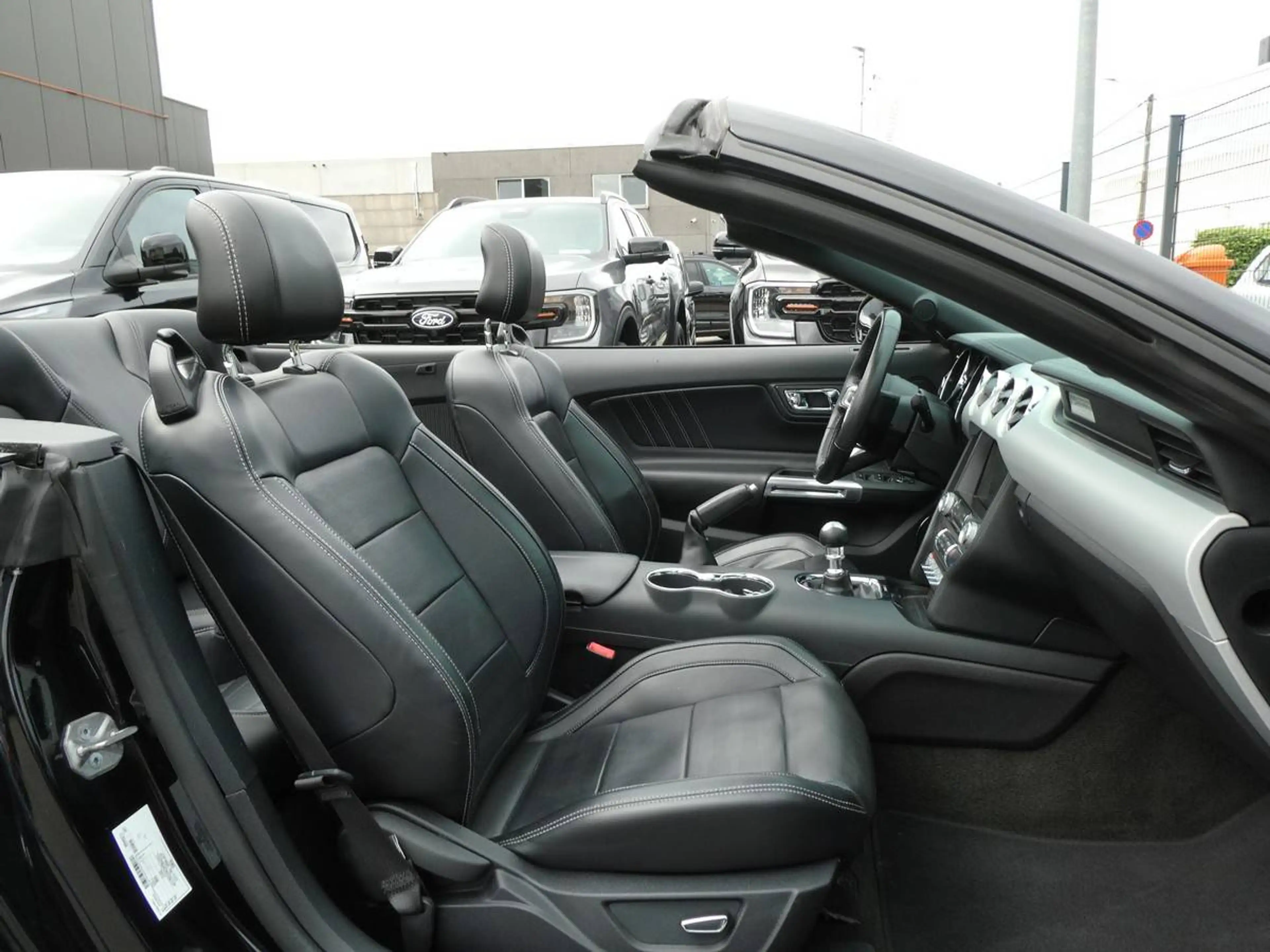 Ford Mustang Cabrio 2.3 i Ecoboost 317pk Black Edition '17 79000km (06559) — photo 10