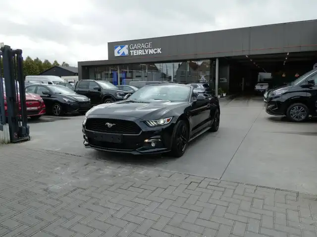 Ford Mustang Cabrio 2.3 i Ecoboost 317pk Black Edition '17 79000km (06559)