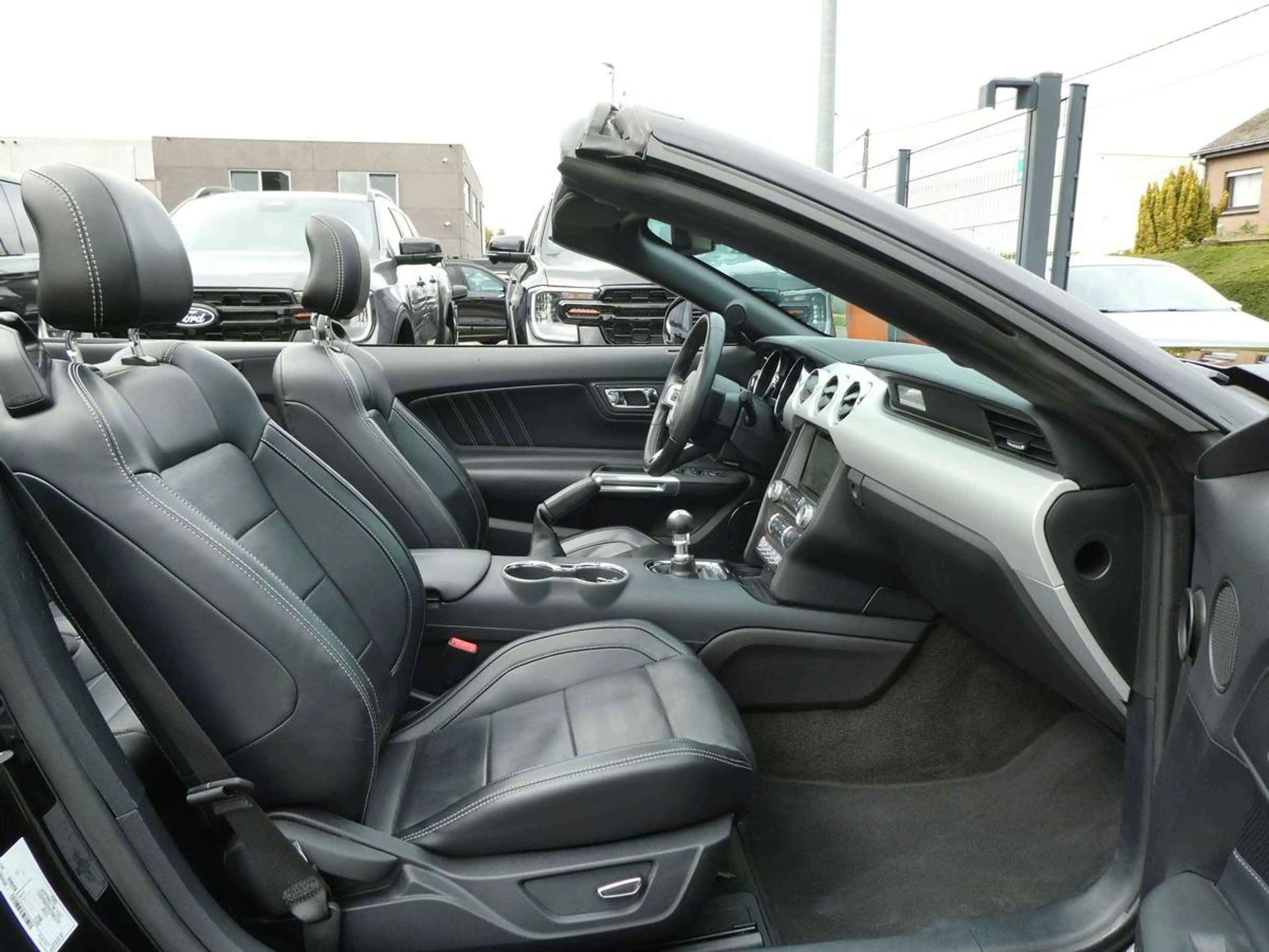 Ford Mustang Cabrio 2.3 i Ecoboost 317pk Black Edition '17 79000km (06559) — photo 9