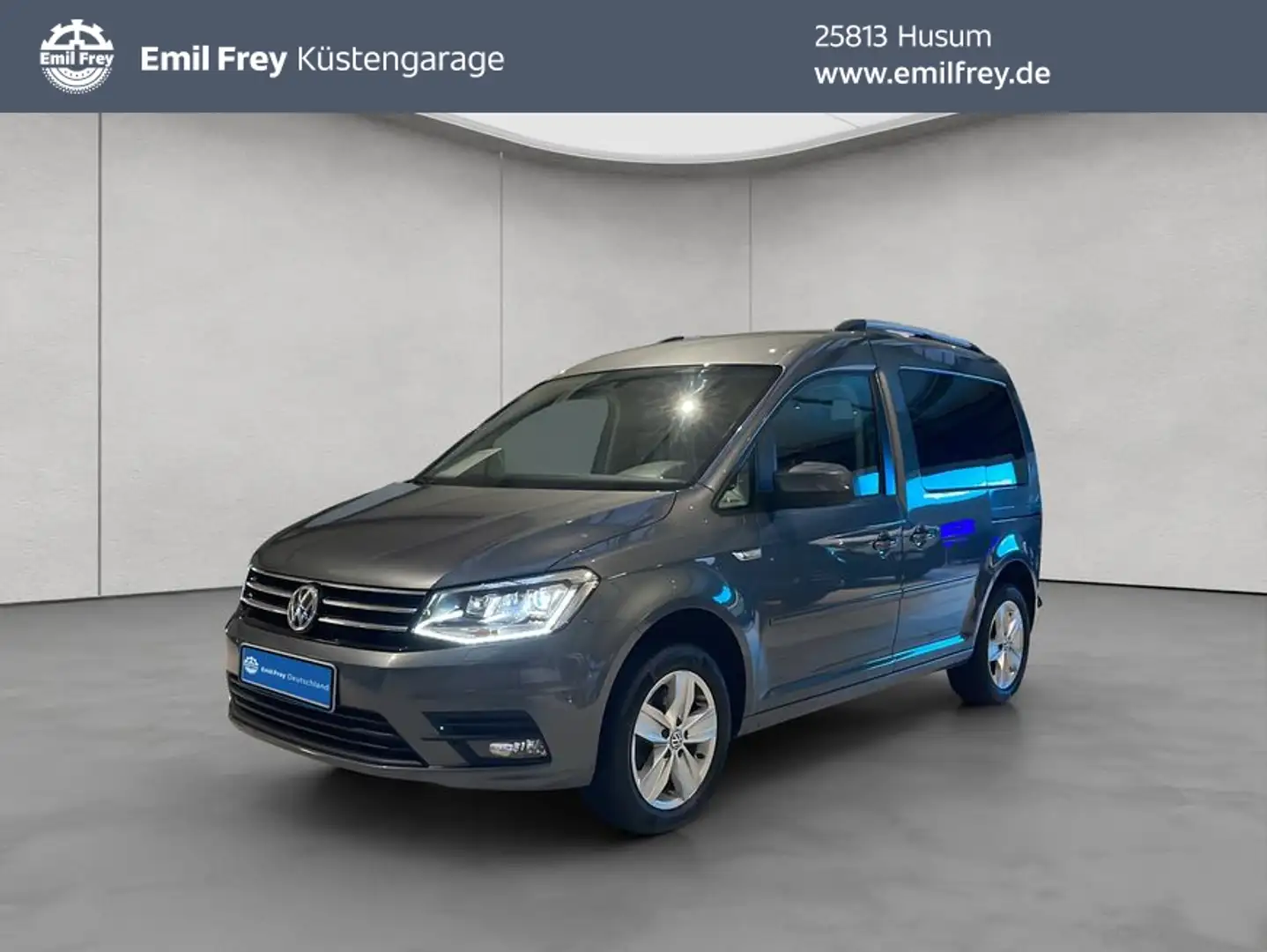 Volkswagen Caddy 2.0 TDI Comfortline AHK ACC RFK GJR APP SH Grau - 1