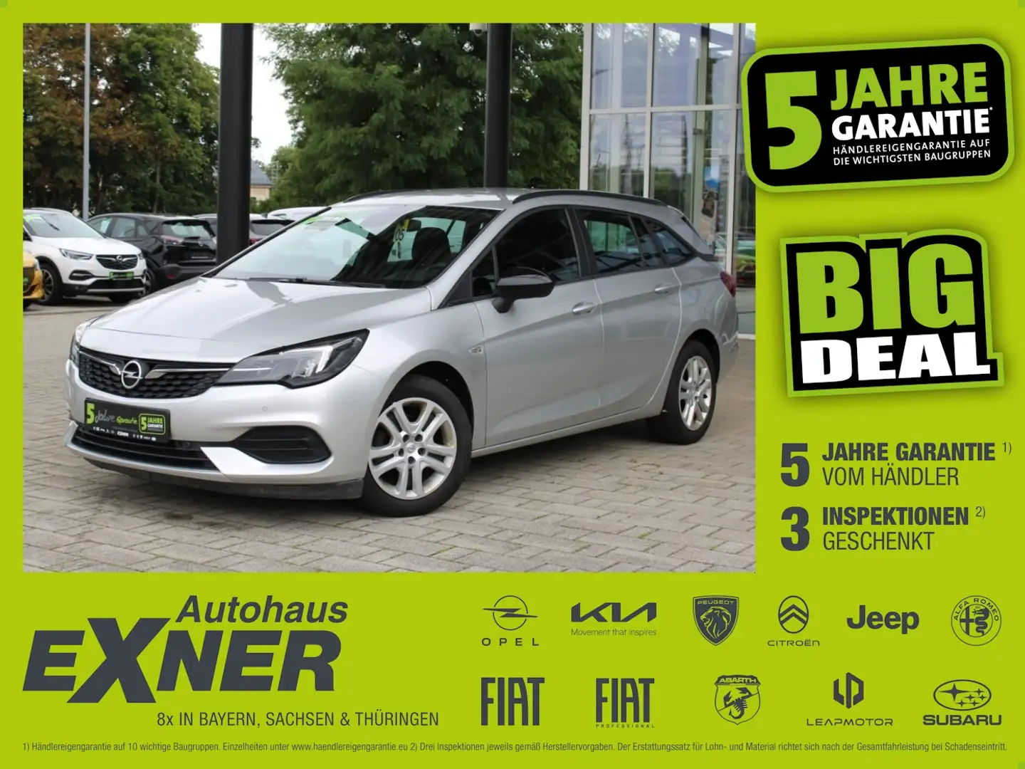 Opel Astra K Sports Tourer 1.2 Turbo EDITION LED+SHZ Argent - 1