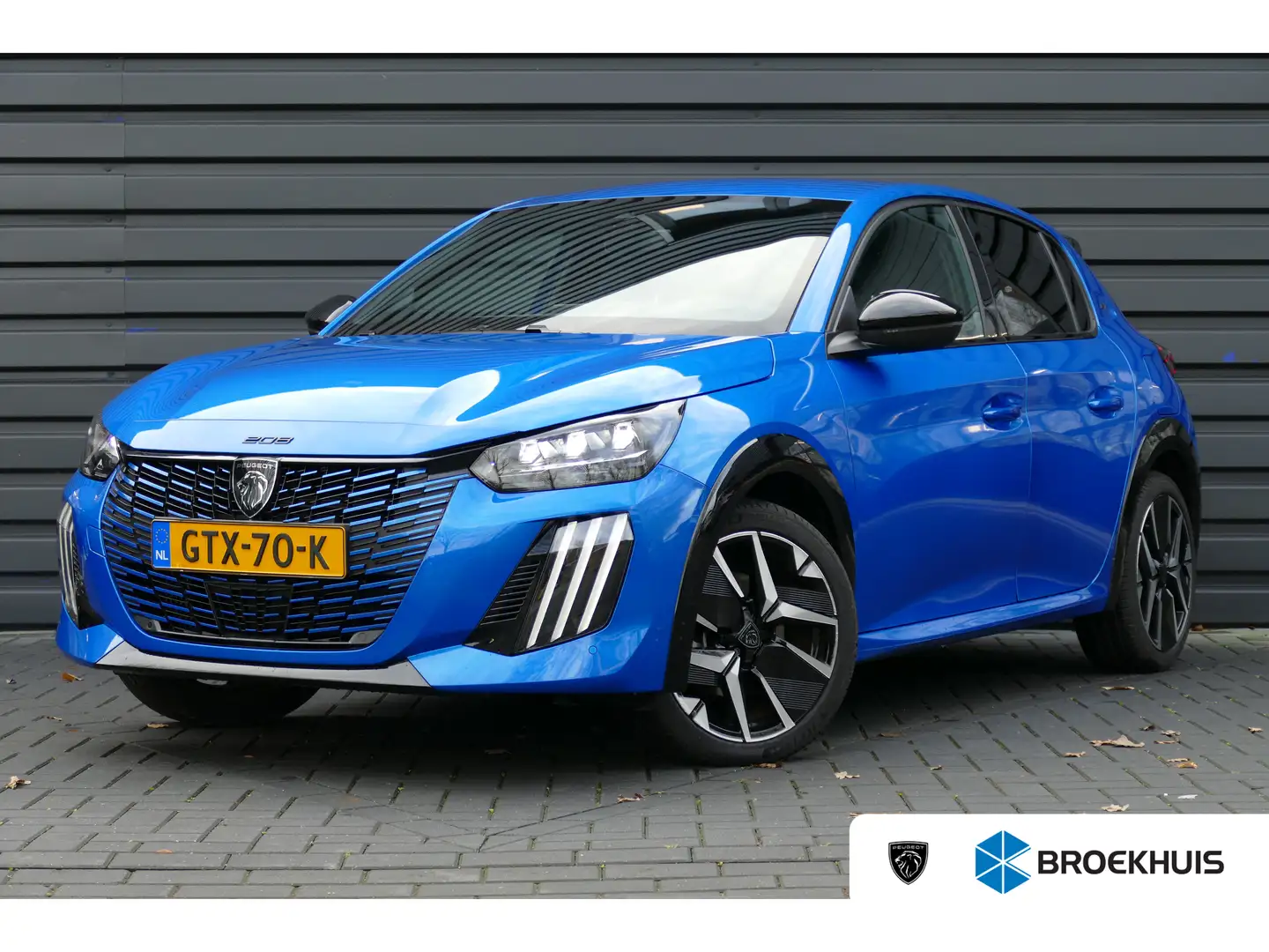 Peugeot 208 HYBRID 100PK 5-DRS GT AUTOMAAT / NAVI / CLIMA / PD Blau - 1