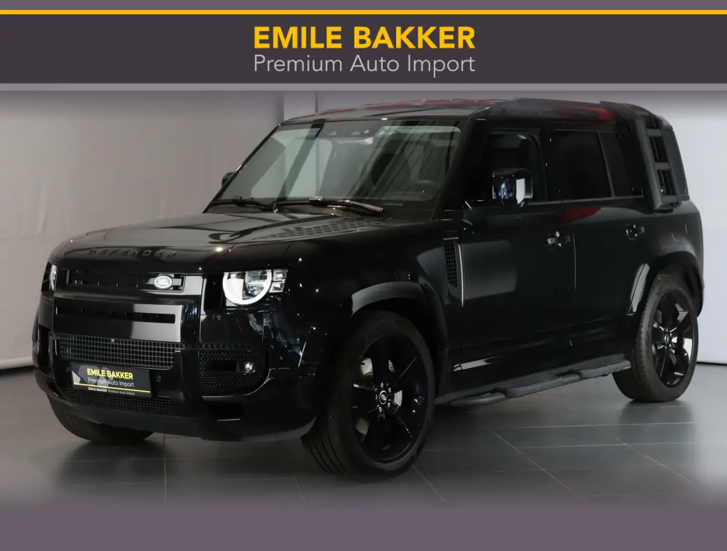 Land Rover Defender 110 2.0 P400e 110 19.000km! Zwart - 1