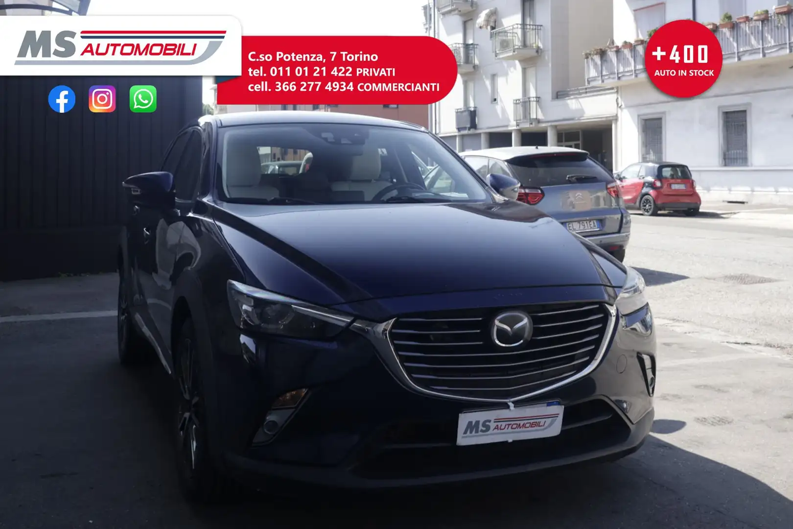 Mazda CX-3 Mazda CX-3 1.5L Skyactiv-D Exceed Unicoproprietar Blu/Azzurro - 1