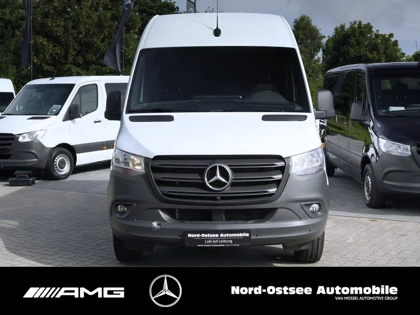 Mercedes-Benz Sprinter 317 L2H2 360° KAM MBUX 6 GANG NAVI SHZ Blanco - 2