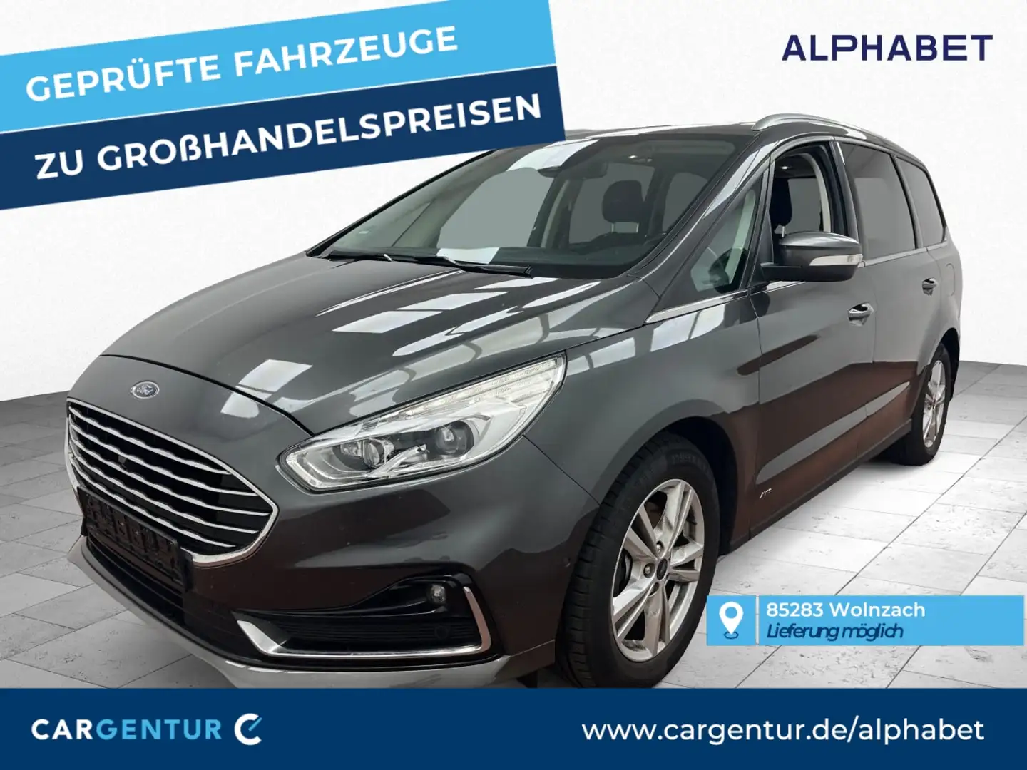 Ford Galaxy 2.0 EcoBlue Titanium AWD Start/Stopp AHK Pano S-Da Gris - 1