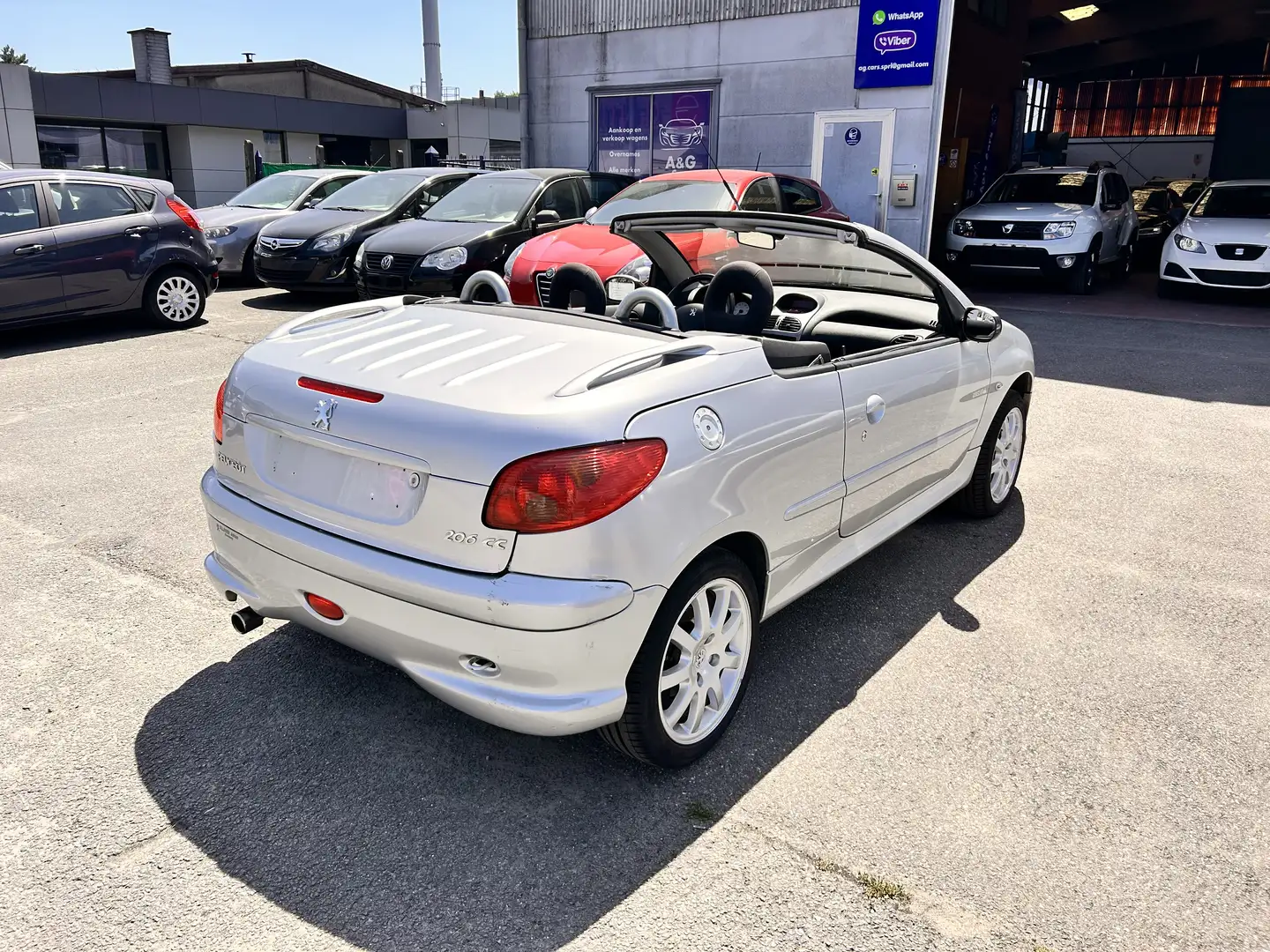 Peugeot 206 CC 1.6 Quiksilver Gris - 1