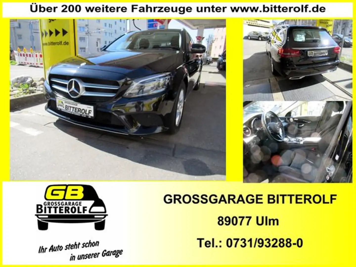 Mercedes-Benz C 220 d T Aut Avantgarde Nav/Burmester/Distr/SHZ/ Schwarz - 1