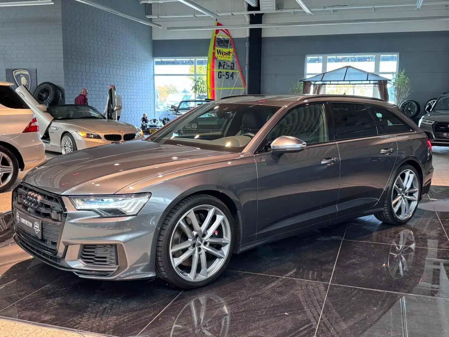 Audi S6 Avant TDI quattro HD-Matrix ACC B&O 360° AHK Gris - 1