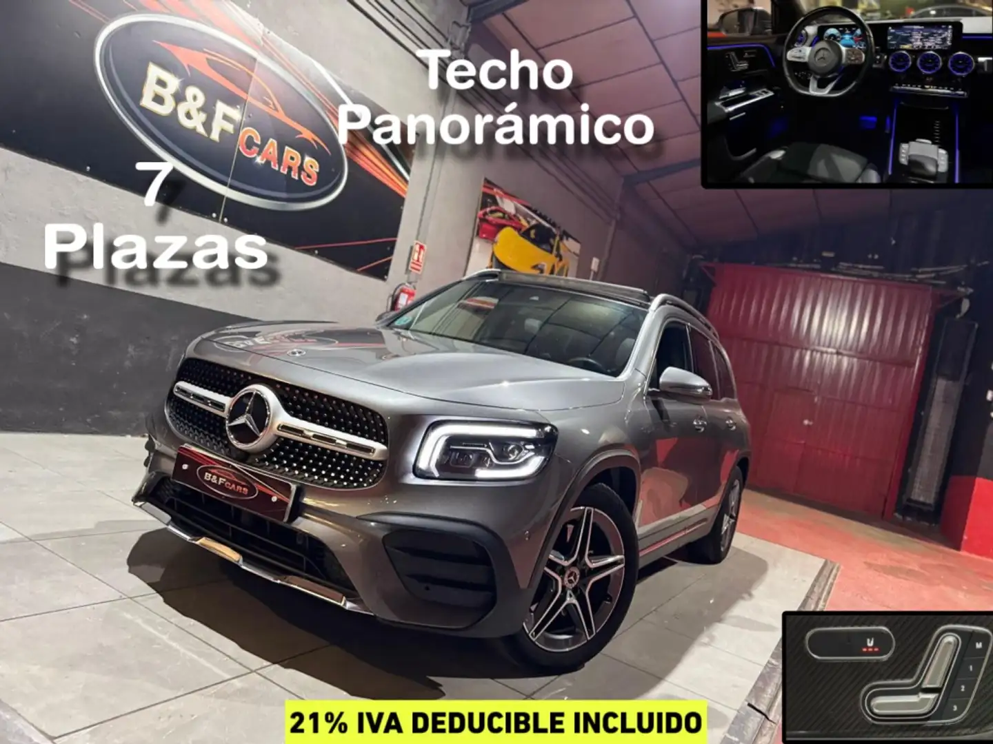 Mercedes-Benz GLB 220 220d 4Matic 8G-DCT Gris - 1