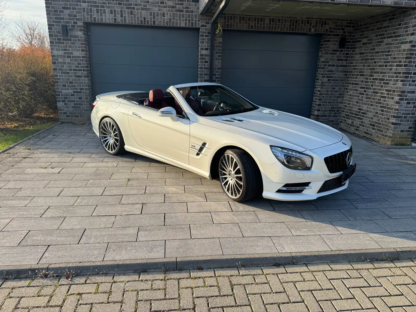 Mercedes-Benz SL 350 AMG CARLSSON 20" TOP Zustand Service V6 NAVI LED Weiß - 2