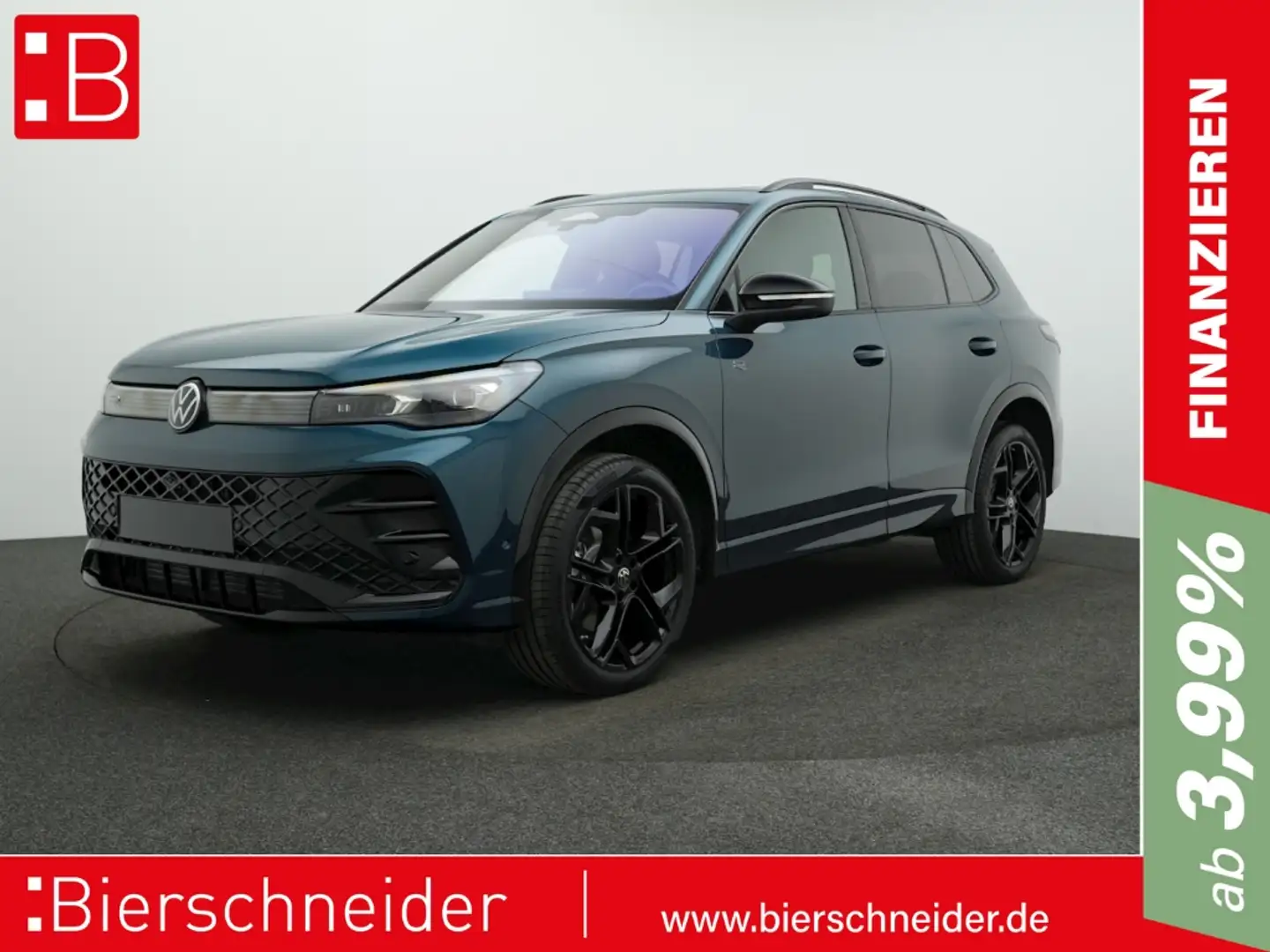 Volkswagen Tiguan 2.0 TDI DSG 4Mo. R-Line ALU 20 PANOR STANDH AHK Blau - 1