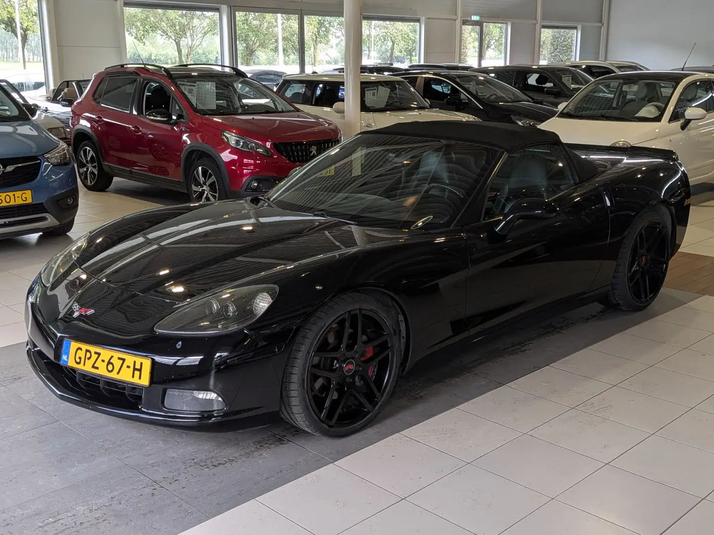 Corvette C6 Convertible 6.0 Automaat Airco, Cruise Control, Stuurbekrachti Schwarz - 2