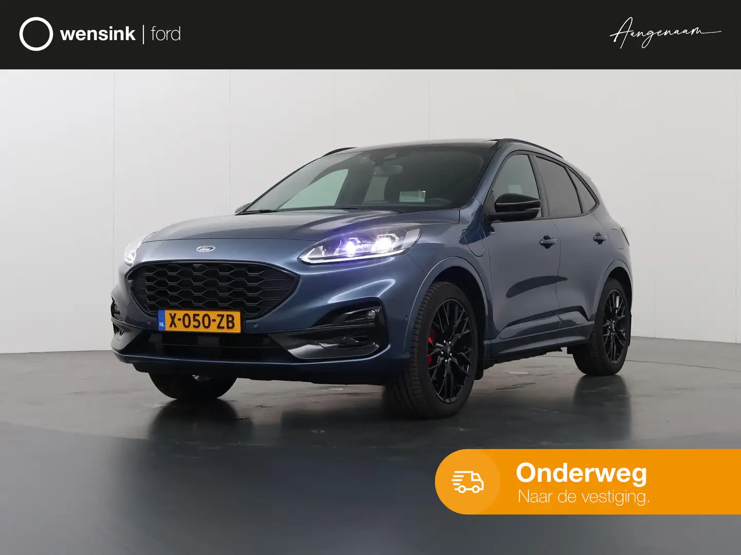 Ford Kuga 2.5 PHEV Graphite Tech Edition | Panoramadak | AGR Blauw - 1