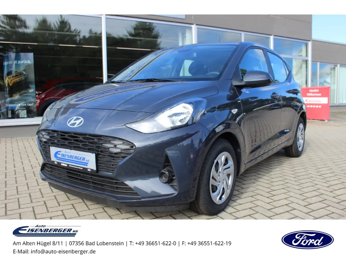 Hyundai i10 1.0 Select Kamera DAB Navi LED-Tagfahrlicht Grau - 1