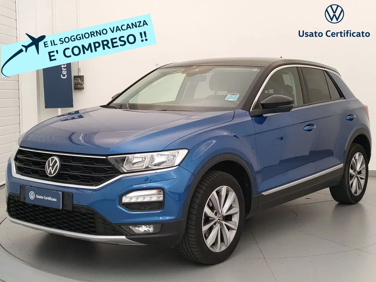 Volkswagen T-Roc 1.5 TSI ACT DSG Style BlueMotion Technology Bleu - 1