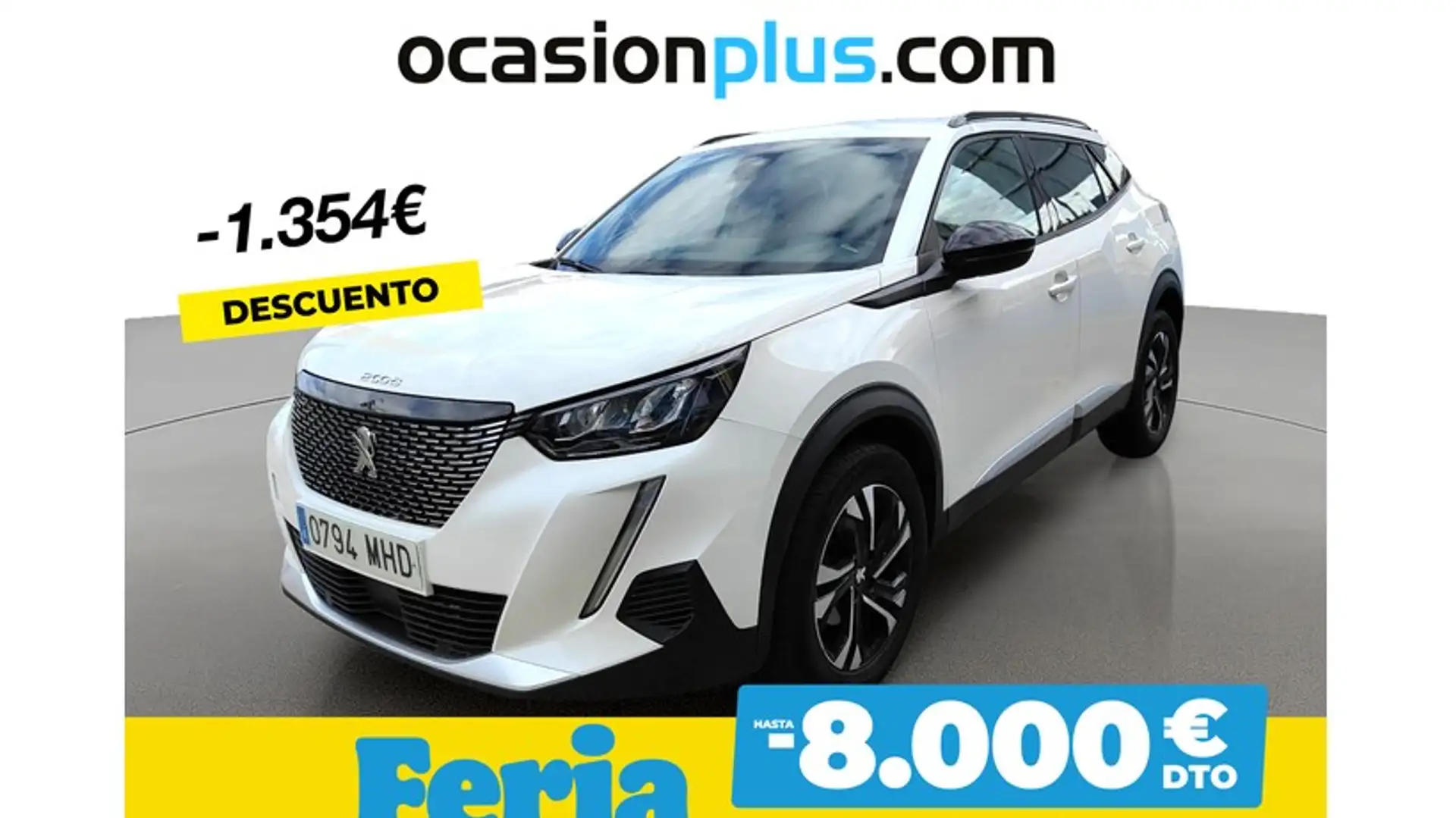 Peugeot 2008 1.2 PureTech S&S Allure 100 Blanc - 1