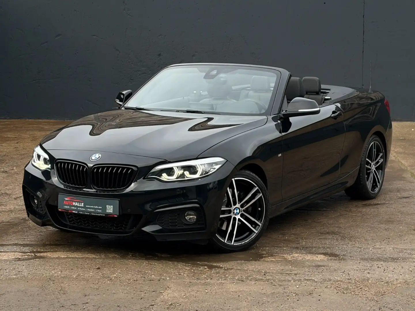 BMW 220 i Cabrio M Sport Leder Kamera LHZ H&K LED Negru - 1