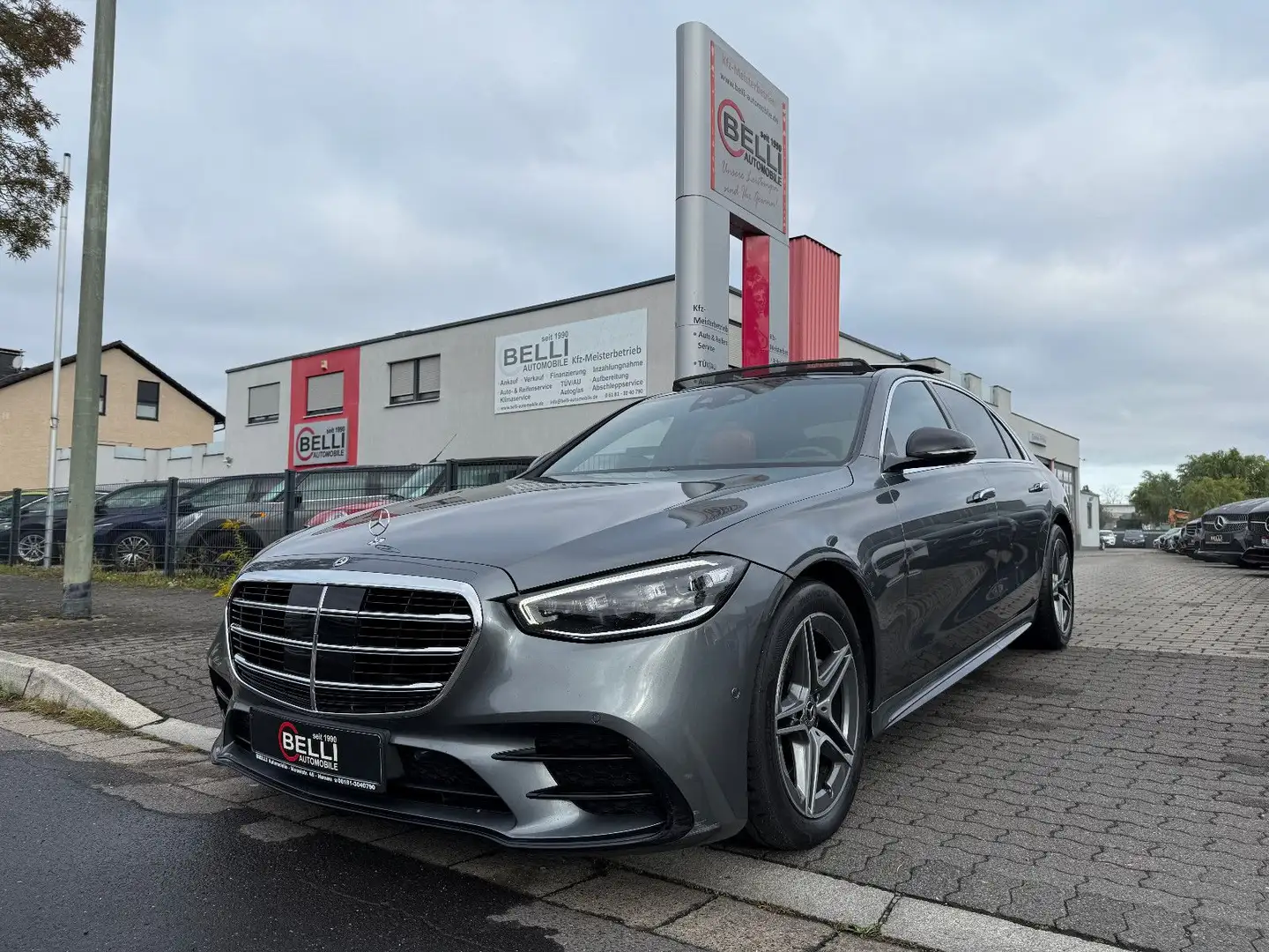 Mercedes-Benz S 400 d 4Matic L AMG-Line Pano FINANZIERUNG Grau - 1
