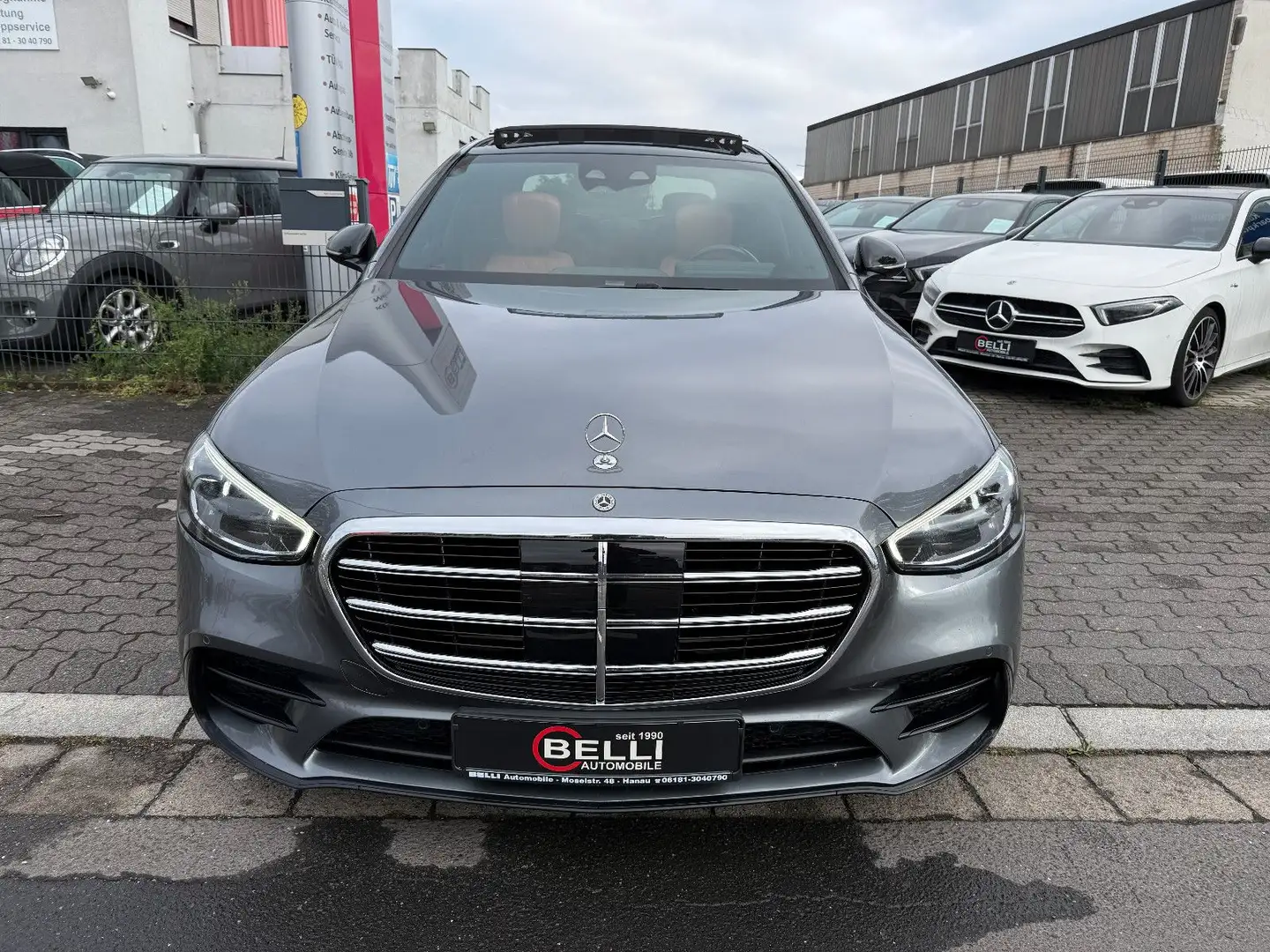 Mercedes-Benz S 400 d 4Matic L AMG-Line Pano FINANZIERUNG Grau - 2