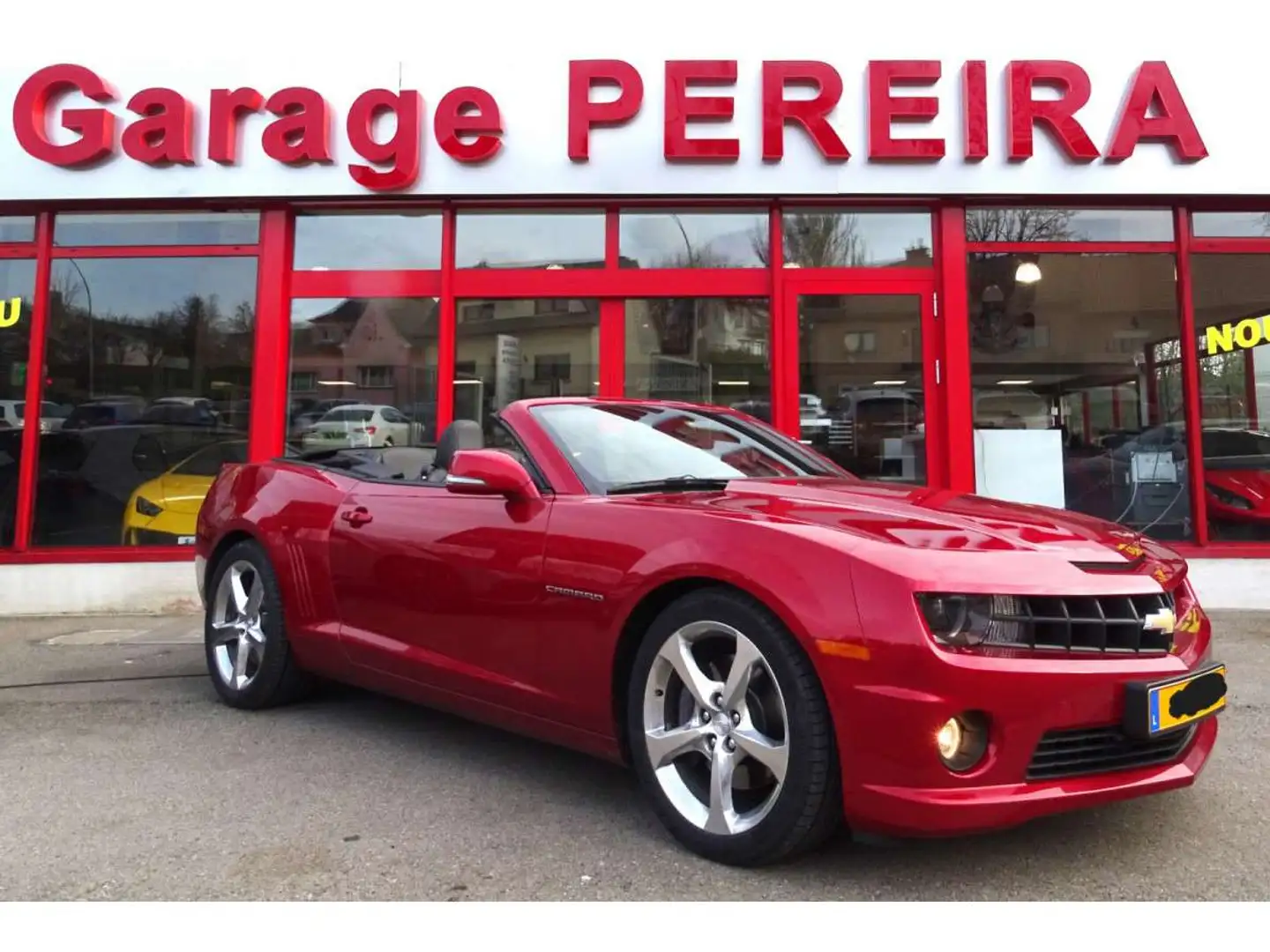 Chevrolet Camaro 6.2 V8 CABRIO COC EUROPA MODEL AUTO CUIR 1 HAND Rood - 2