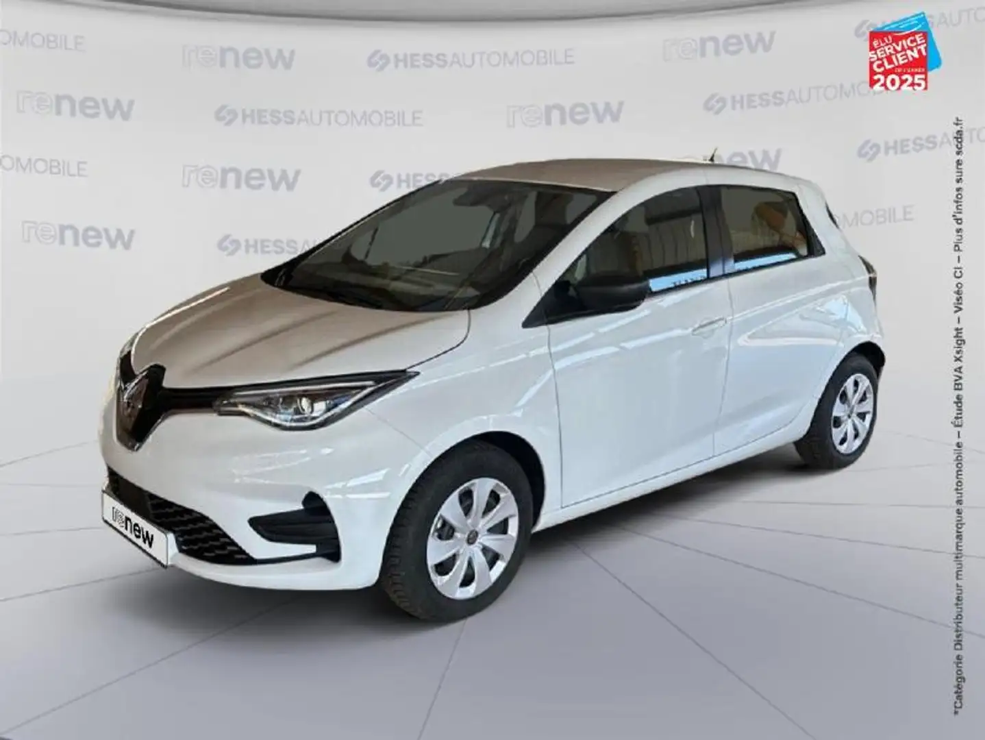 Renault ZOE E-Tech Business charge normale R110 Achat Intégral Blanc - 1