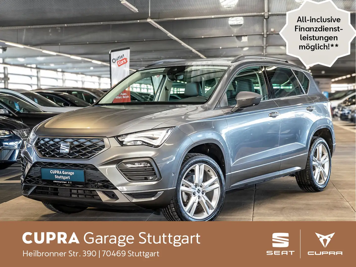 SEAT Ateca 1.5 TSI ACT FR DSG 110 kW *Kamera* *Winter Grau - 1