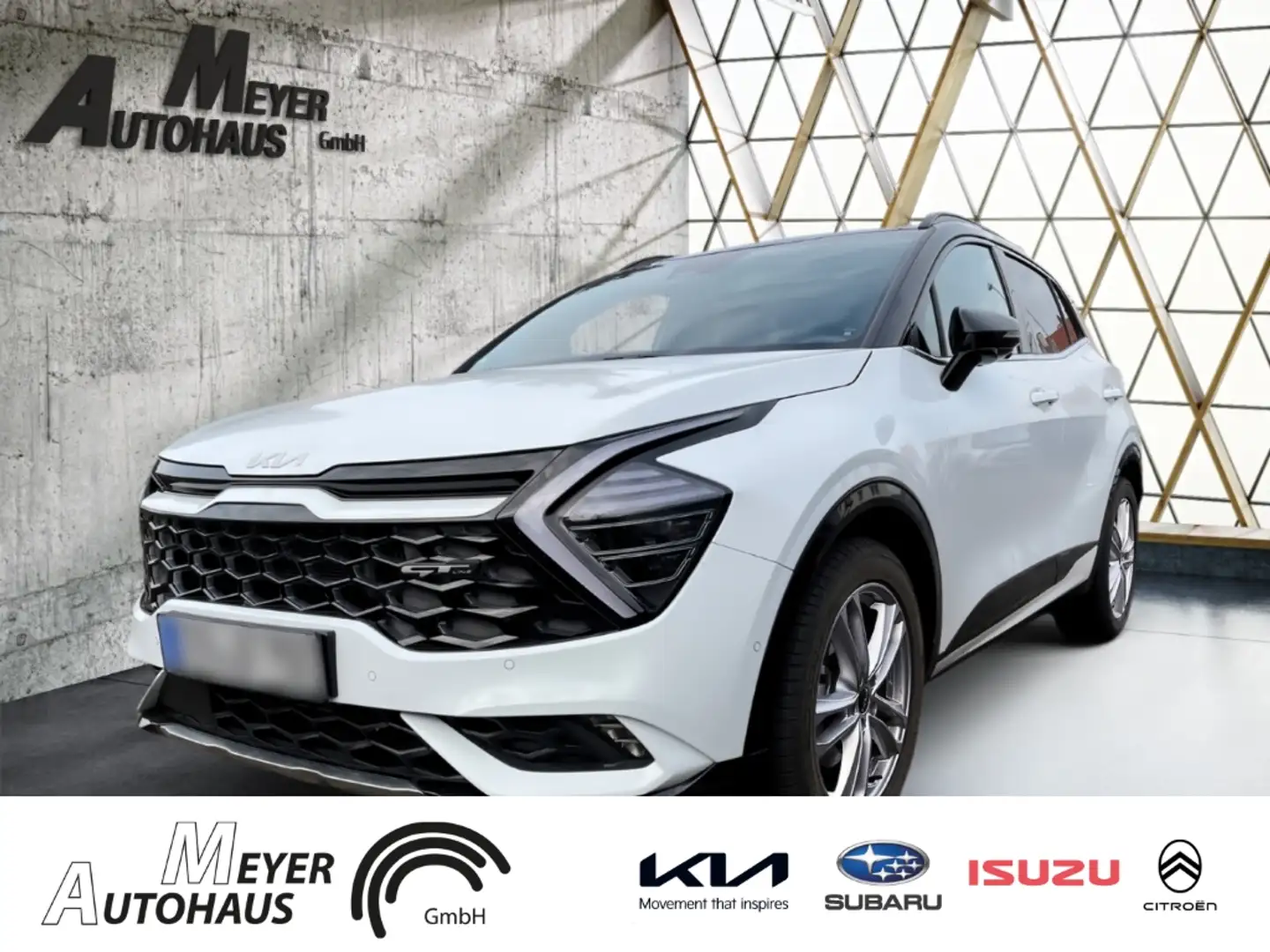 Kia Sportage 1.6 T-GDI GT-Line PHEV 4WD +Sound+Glasdach+Drive Weiß - 2
