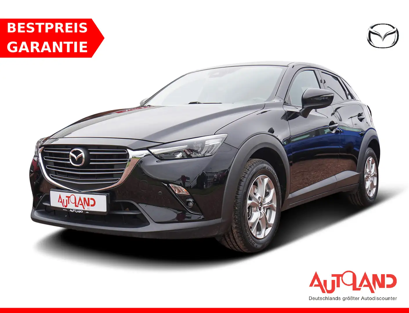 Mazda CX-3 2.0 Exclusive-Line LED Navi Totwinkel Schwarz - 1