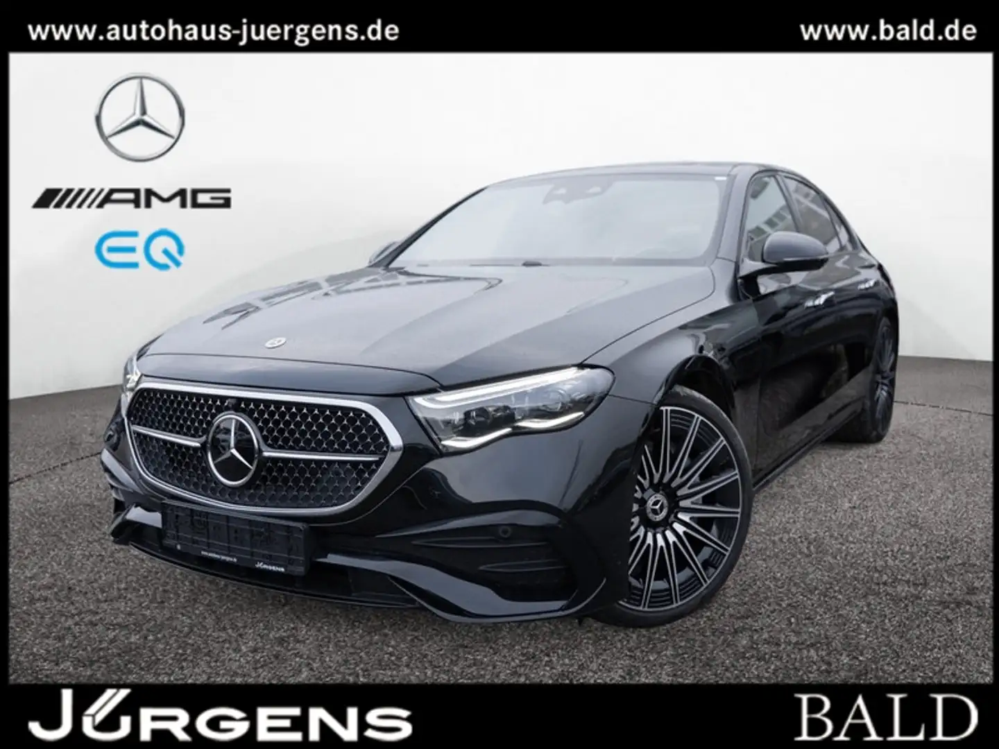 Mercedes-Benz E 200 AMG-Sport/Super/Pano/Burm/Night/Distr/21' Schwarz - 1