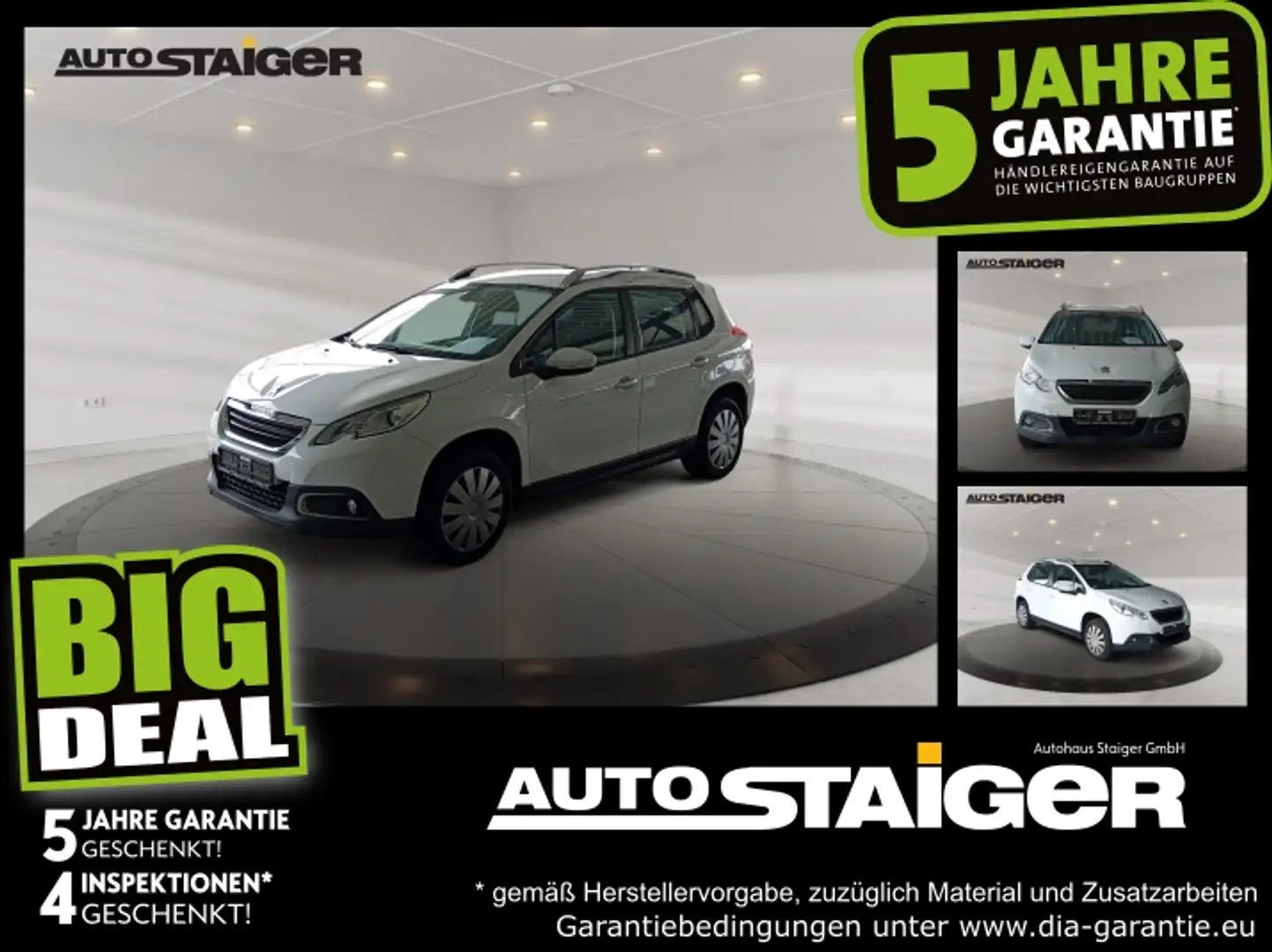 Peugeot 2008 Active 82 Pano+SD+SHZ+PDC+Akustikglas Blanco - 1