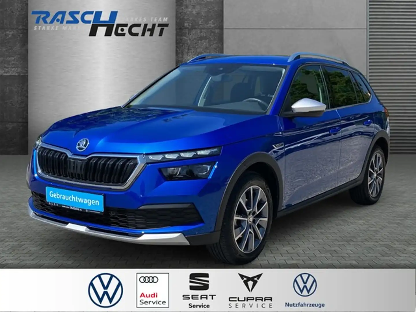 Skoda Kamiq Scoutline 1.0 TSI DSG*LED*SHZ*GRA*PDC* Blu/Azzurro - 1