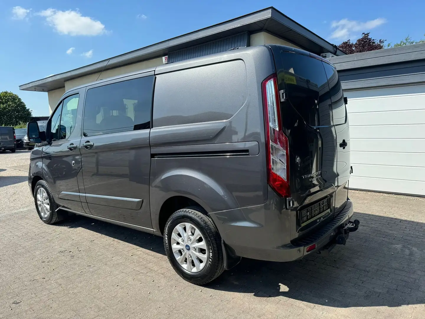 Ford Transit Custom 2.0TDCI * LIMITED* DUB CAB * AUT * 170PK * 27686+ Gris - 2