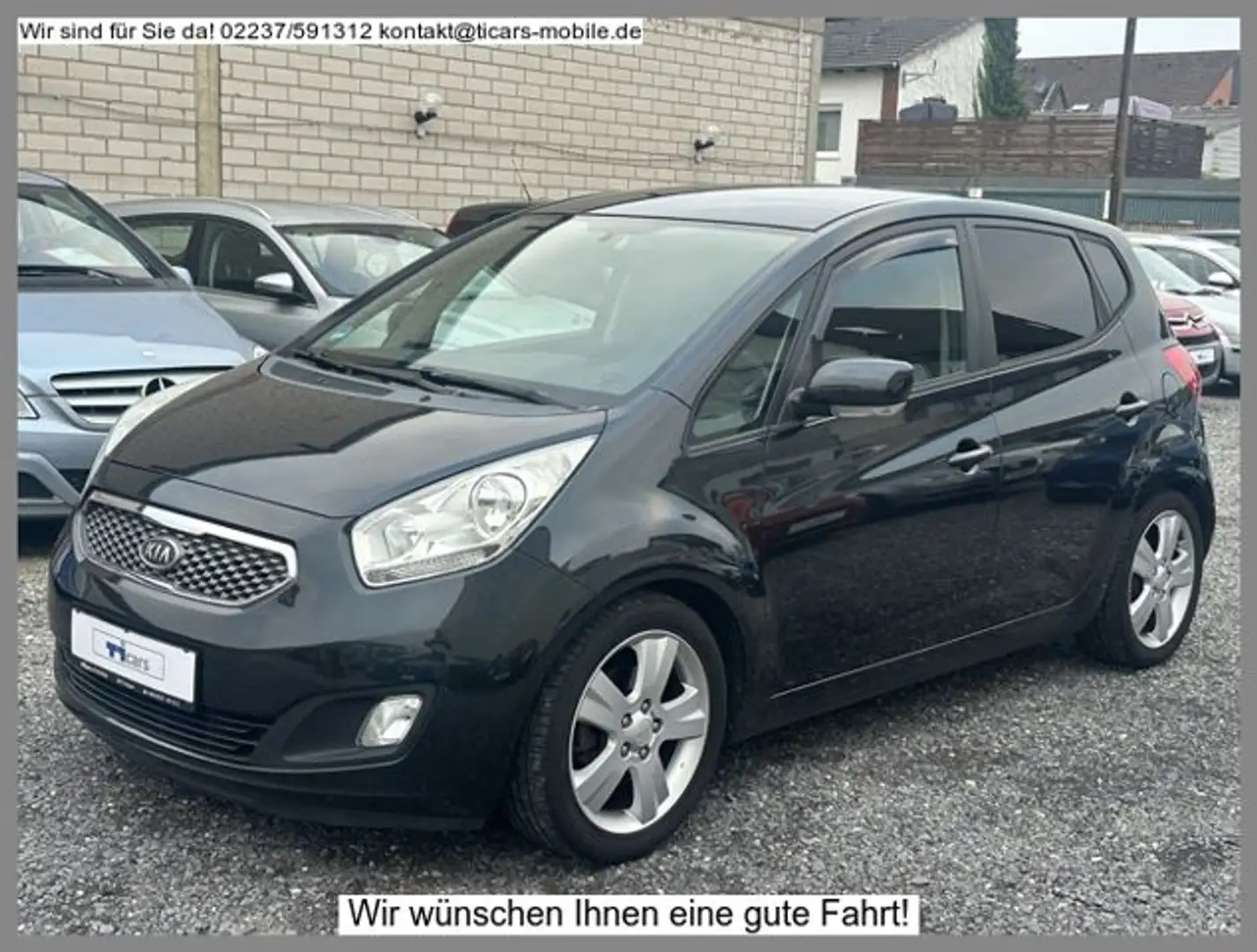 Kia Venga 1.6 *2.Hand,PDC,Kamera,AHK,SHZ,Klima* Schwarz - 1