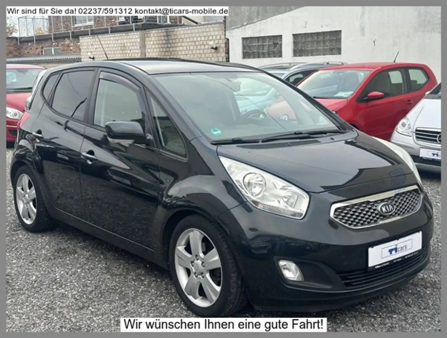 Kia Venga 1.6 *2.Hand,PDC,Kamera,AHK,SHZ,Klima* Schwarz - 2