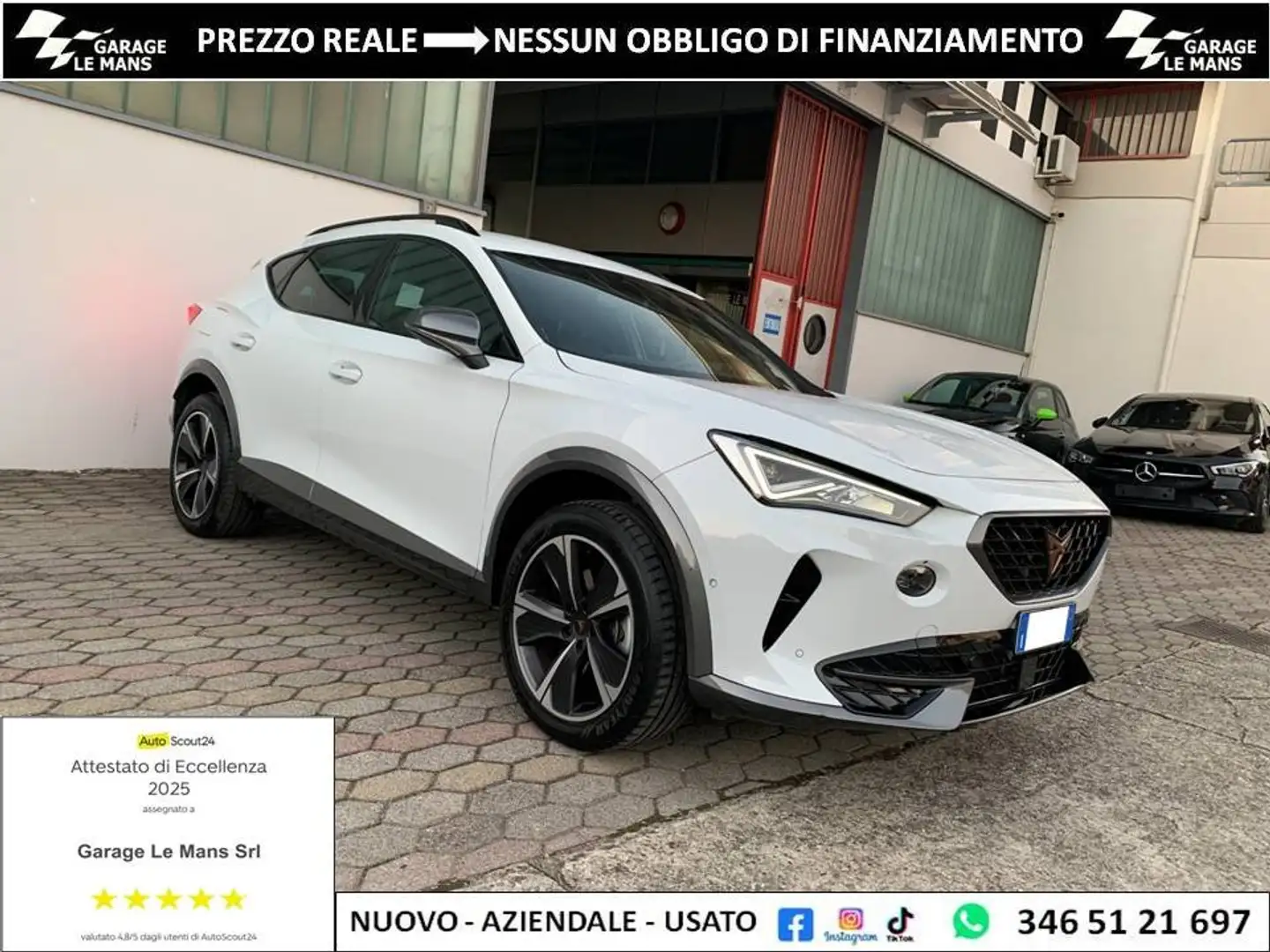 CUPRA Formentor 1.4 E-HYBRID PLUG-IN DSG NAVI FULL LED TELEC PELLE Nero - 1