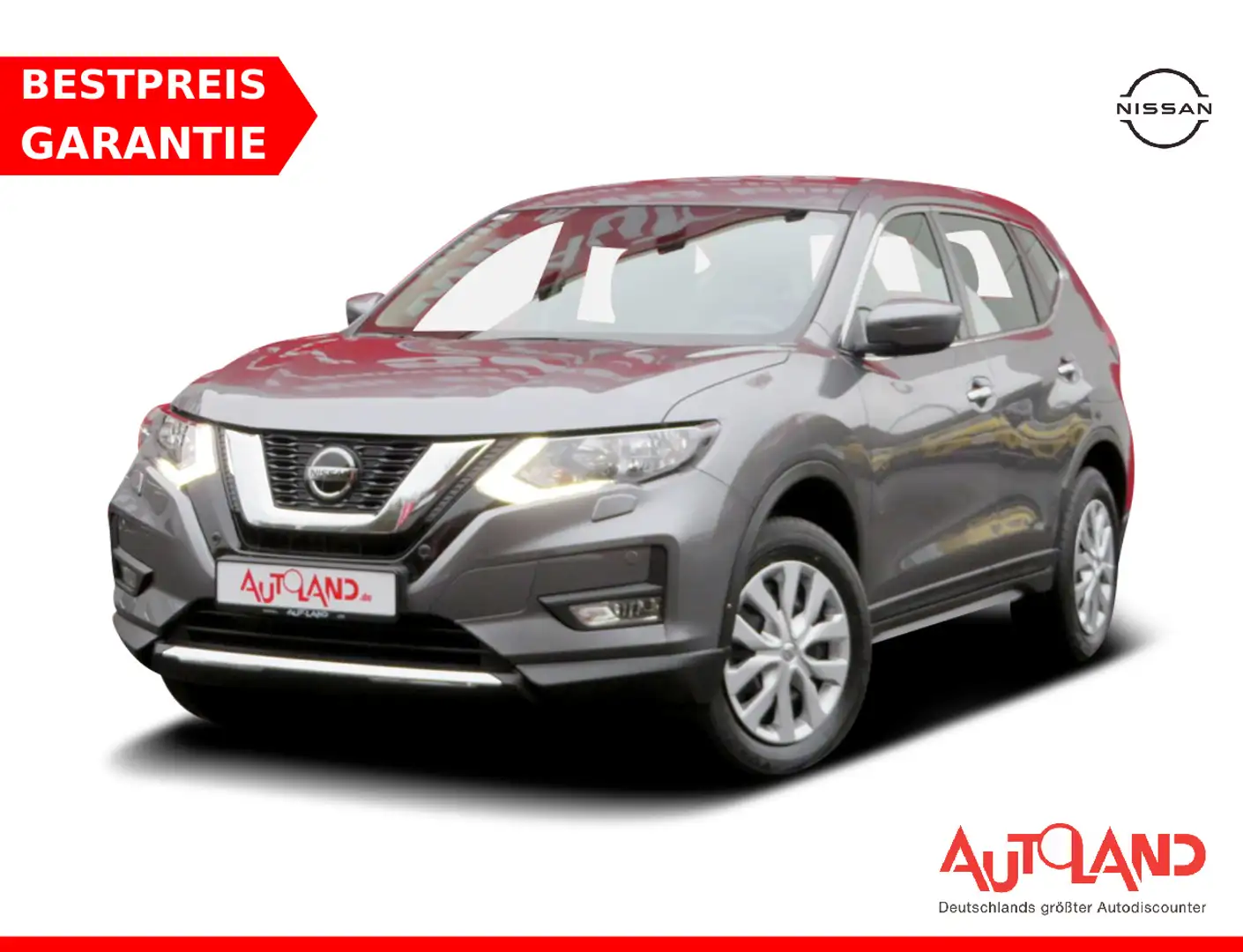 Nissan X-Trail 1.3 DIG-T AT Klima SHZ PDC 7-Sitzer Grau - 1