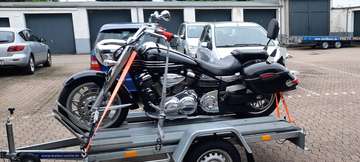 BL P75 Motorradanhänger Kippbar