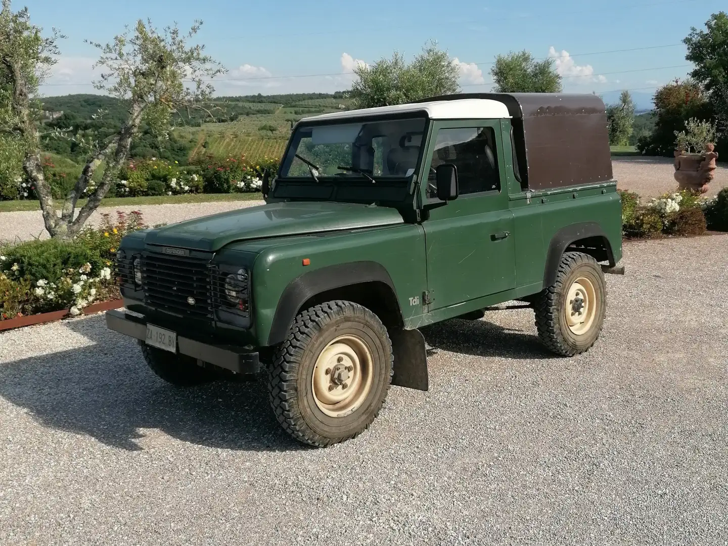Land Rover Defender Pick up Verde - 2