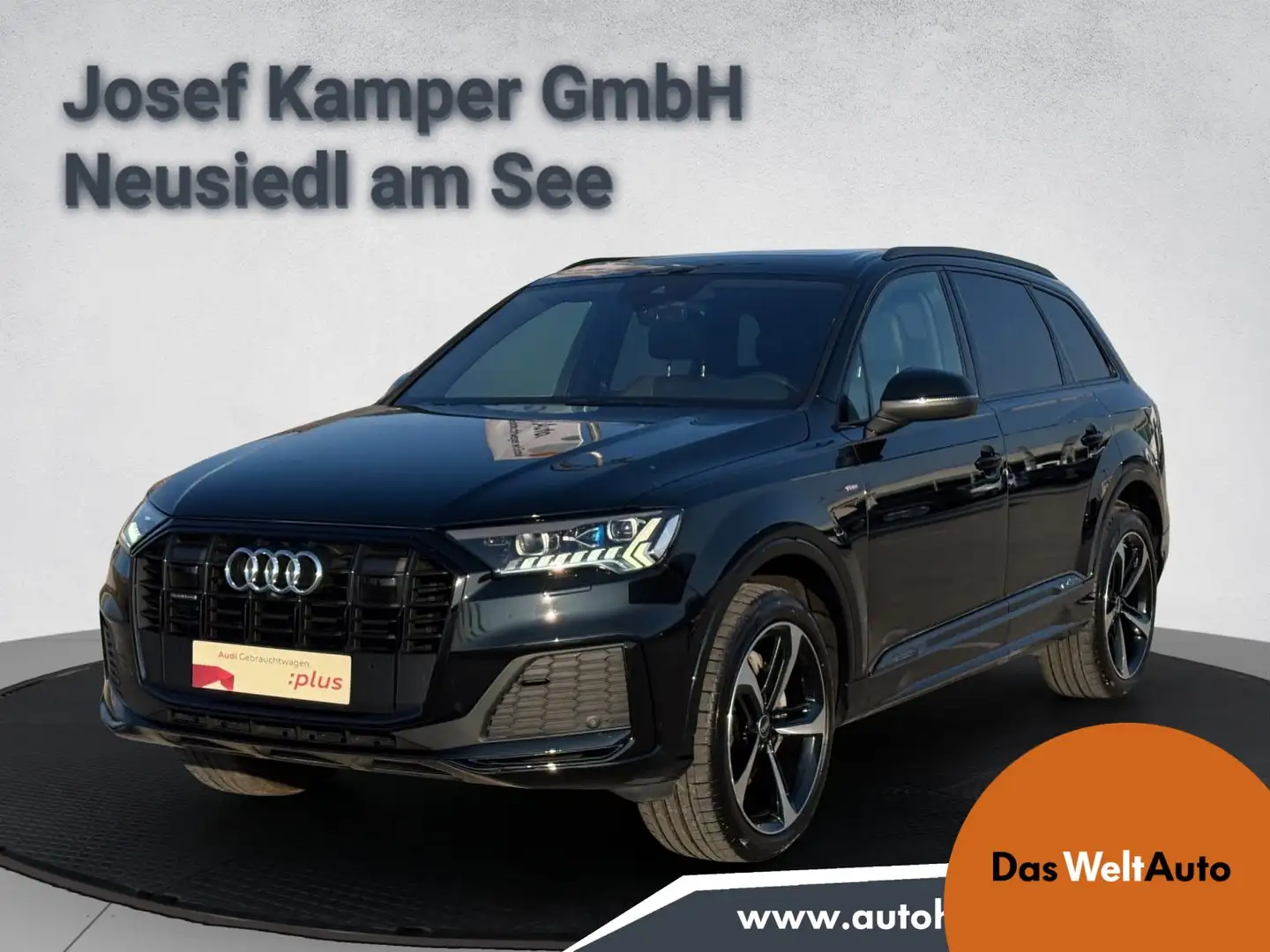 Audi Q7 50 TDI quattro S line Schwarz - 1