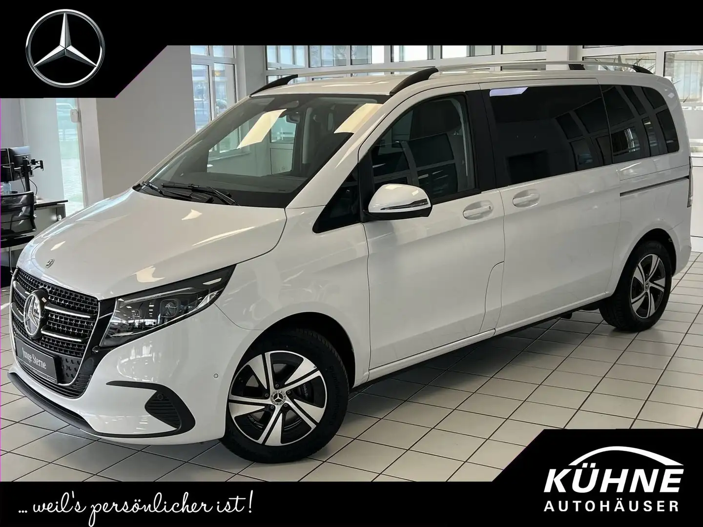 Mercedes-Benz V 300 V300d Style 4MATIC DISTRONI+AHK+360°+JungeSterne Weiß - 1