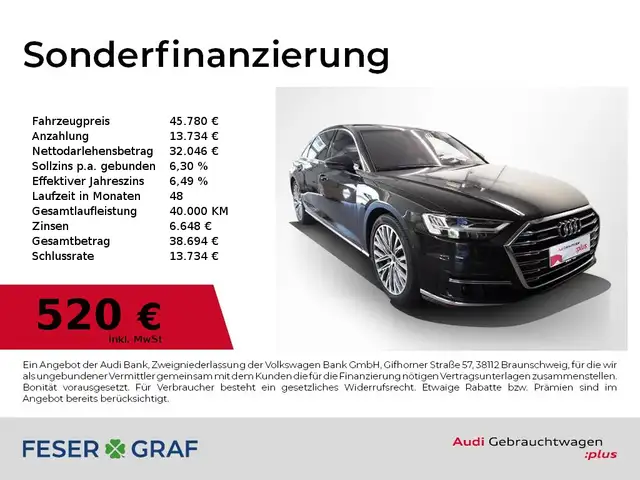 2021 Audi A8 in Grey for sale