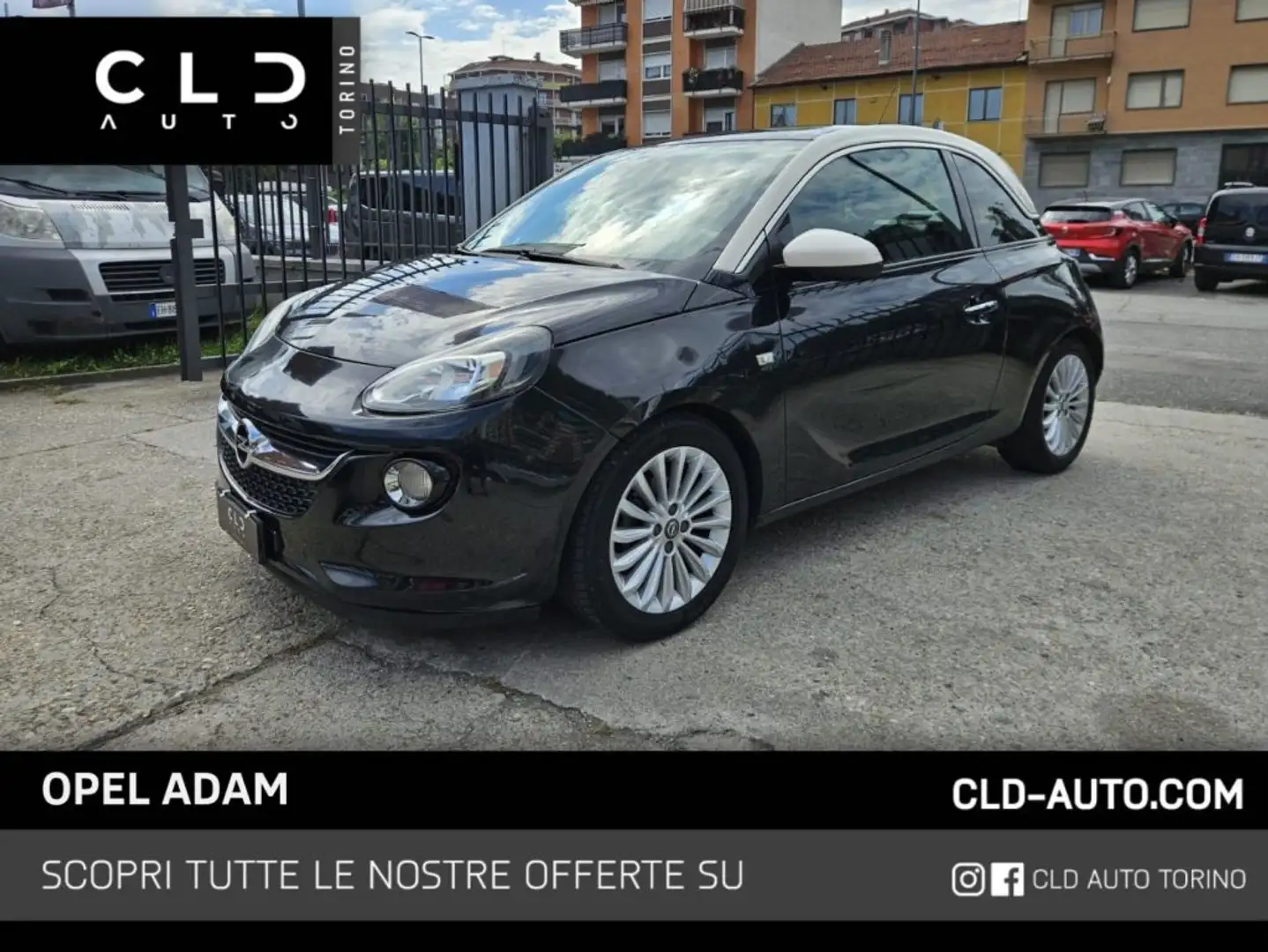 Opel Adam 1.2 70 CV Nero - 1